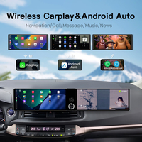 ZWNAV Double écran 12,3 pouces pour Lexus CT200 2011-2018, CarPlay sans fil, Android 13, autoradio, écran multimédia, navigation GPS, stéréo audio