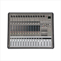 Effets audio professionnels, console de mixage amplifiée professionnelle PMR1260 12 canaux haute puissance