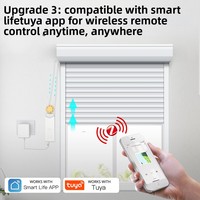 MOES Tuya Zigbee Moteur Électrique Intelligent pour Stores Enrouleurs et Volets, Programmation Horaire, Batterie 1000mAh, Contrôle via Application Domotique
