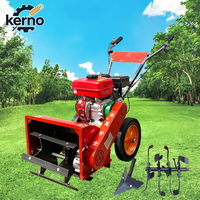 Motoculteur Rotatif Fiable à Moteur Essence/Diesel 5,15 kW avec Boîte de Vitesses à Courroie – Outil de Désherbage Agricole Haute Productivité