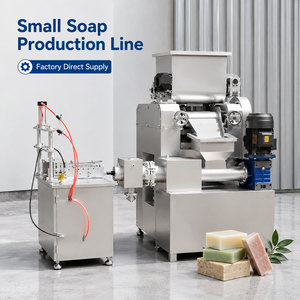 Machine à fabriquer du savon entièrement automatique à petite échelle, série <span class=keywords><strong>DDCT</strong></span>, haute capacité 50-200 kg/h, contrôlée par PLC, pour les entreprises en démarrage. - Product Image 1