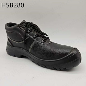 HY, Kenia - Botas <span class=keywords><strong>de</strong></span> Trabajo Negras Antipinchazos para Reparadores <span class=keywords><strong>de</strong></span> Carreteras, Industria Pesada, Anticorrosión, Suela <span class=keywords><strong>de</strong></span> PU/PU, Zapatos <span class=keywords><strong>de</strong></span> Seguridad S3 HSB266 - Product Image 4
