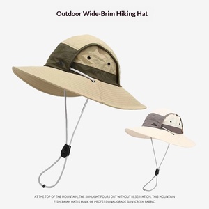 Chapeau de pêcheur réglable OEM à séchage rapide, respirant, imperméable, résistant aux insectes, coupe-vent, bicolore, pour homme, idéal pour le sport - Product Image 3