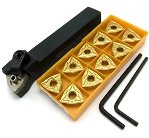 حامل أدوات خراطة خارجي عالي الكفاءة، أداة خراطة أسطوانية، إدخالات كربيد متوفرة في المخزون - Product Image 2