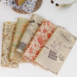 Papel de Envolver para Sándwiches Impreso Personalizado de Grado Alimenticio, Papel Especial con Revestimiento de una Cara para Uso en Panadería, para Pasteles y Pan - Product Image 3