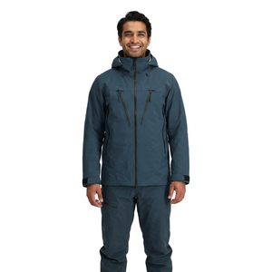 Veste de ski softshell imperméable pour homme OEMODM avec plusieurs poches zippées - Product Image 1