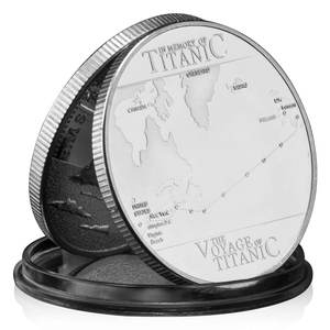 Le <span class=keywords><strong>voyage</strong></span> du Titanic Pièce de collection plaquée argent Souvenir Royaume-Uni Titanic Collection Art Pièce commémorative - Product Image 2