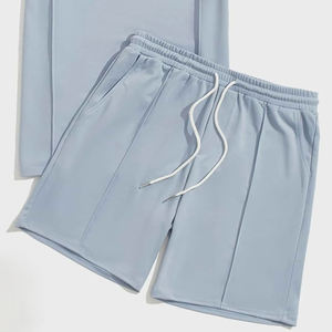 Custom OEM/ODM Casual Gym Wear Cotton/Polyester Made <b>Sale</b> new design Men's Breathable Fleece Shorts set - Product Image 6