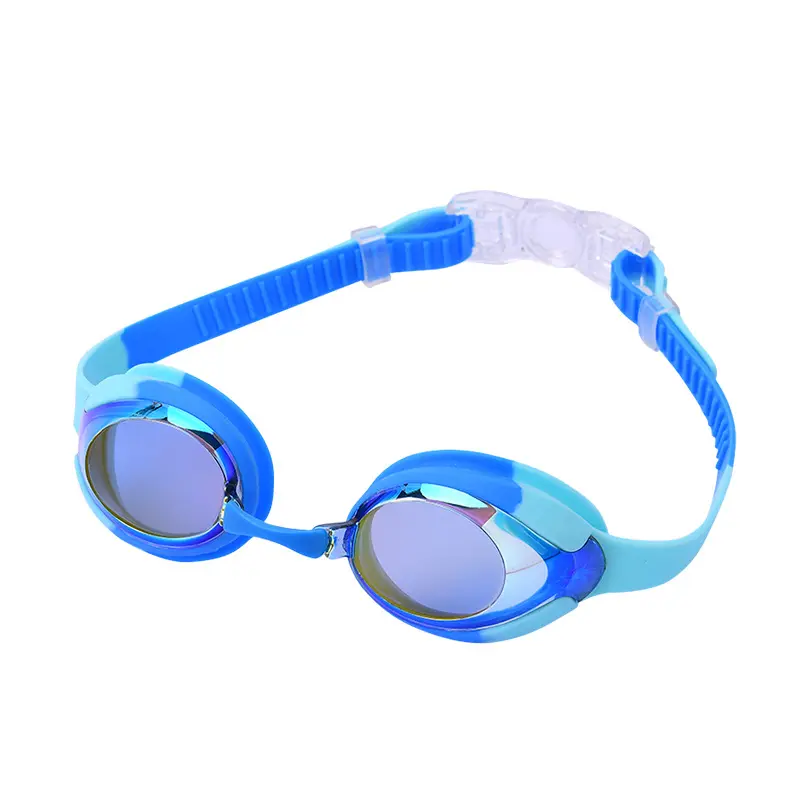 Siliconen Zwembril Voor Kinderen Hd Zwembril Levert Apparatuur Waterdichte Anti-Mist Zwembril