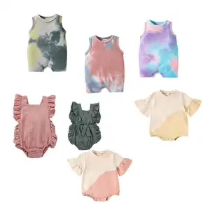 New Arrive Baby Romper Short Sleeve Romper Newborn Baby Girls' Rompers Outfits Jumpsuit Clothes