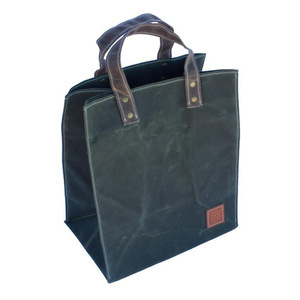 Los fabricantes al por mayor pueden reciclar bolsas de compras personalizadas de lona encerada para alimentos de frutas - Product Image 2