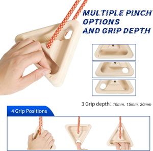 Xách Tay Bằng Gỗ Leo Núi Giữ Tam Giác Treo Hội Đồng Quản Trị Cho Trong Nhà/Ngoài Trời Leo Núi Đào Tạo Cho Nhà Sử Dụng - Product Image 6