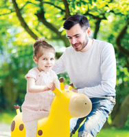 Jouets animaux rebondissants en PVC pour enfants, tout-petits, garçons et filles, cheval gonflable, girafe, sauteur gonflable, pour intérieur et centre commercial