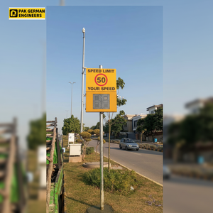 Señal de Velocidad LED con Radar, Detector de Velocidad de Vehículos y Pantalla, Control de Velocidad de Tráfico, Señal LED - Product Image 1