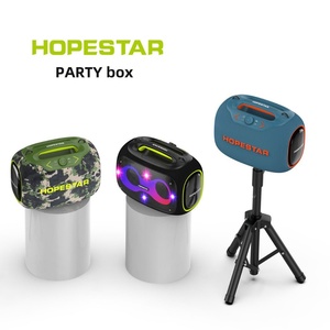 Altavoz HOPESTARS <span class=keywords><strong>Partybox</strong></span> Inalámbrico de 120W Resistente al Agua con Bluetooth y RGB, Diseño <span class=keywords><strong>Mini</strong></span> USB con Bajos para Fiestas en Casa, Karaoke y Uso al Aire Libre - Product Image 1