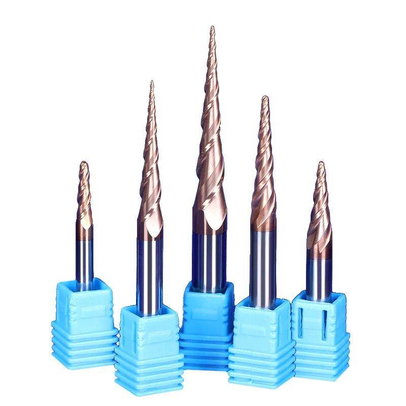 HUHAO HRC 55 Tapered Ball Nose