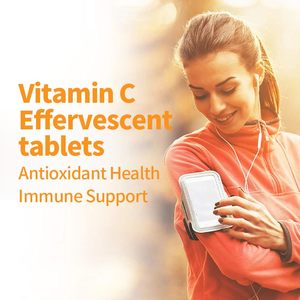 Produttore vitamina C senza glutine effervescente compressa senza caffeina supporto integratore di <span class=keywords><strong>compresse</strong></span> antiossidanti immuni - Product Image 5
