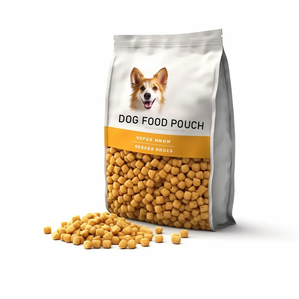 Emballage flexible imprimé personnalisé séché à l'air chien chiot chaton Chow accessoires alimentaires friandises pour animaux de compagnie et aliments Biscuits sacs en plastique