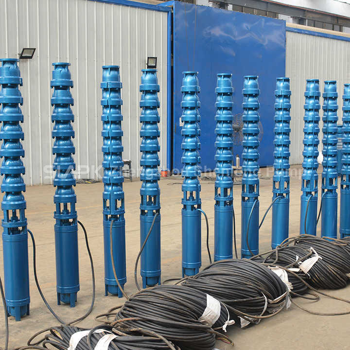 Vertical Multistage AC Motor Deep Well Submersible Pump - 60-200m Head ...