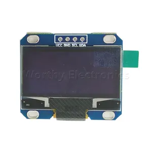 电子模块1.3英寸液晶蓝白I2C集成电路通信12864有机发光二极管显示模块4针