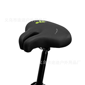 Yueli Urban Plus Bicycle Saddle <b>Memory</b> <b>Foam</b> Hollow Design Comfortable Riding <b>Cushion</b> Unisex Adults General Use - Product Image 4