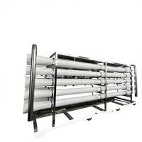 Système de traitement d'eau par osmose inverse agricole 50 TPH avec pompe PLC, récupération élevée, élimination du sel, usine d'osmose inverse pour l'irrigation des grandes exploitations