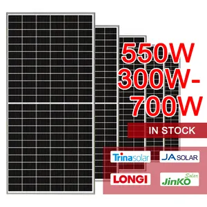 Longi Trina Ja Jinko 30 años Tiger pro monocristalino bifacial doble vidrio 550 vatios 540W 545W 550 W 555W precio panel solar