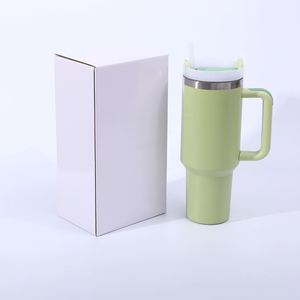 Mug de voyage isotherme 30oz H2.0 avec poignée, couvercle et paille, antidérapant, conception personnalisée ODM OEM - Product Image 1