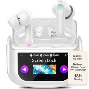 Auriculares Inalámbricos ANC con Bluetooth V5.4, Cancelación de Ruido, Auriculares TWS HE-076D, Auriculares para Juegos con <span class=keywords><strong>IPX4</strong></span> para el Mercado de Tendencia en EE. UU. y Europa - Product Image 3