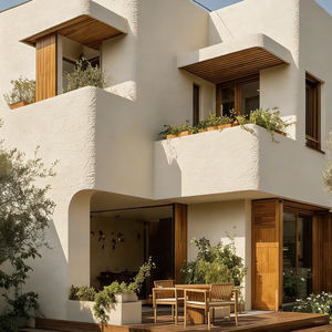 Peinture acrylique liquide à base d'eau couleur personnalisée pour murs intérieurs/extérieurs créatifs, revêtement mural durable pour la maison - Product Image 1