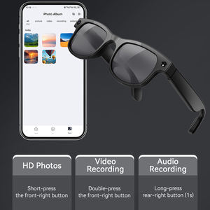 Nouvelles lunettes intelligentes avec assistance IA, traduction en temps réel, enregistrement vidéo, 3 objectifs, Bluetooth, lunettes intelligentes avec caméra - Product Image 5