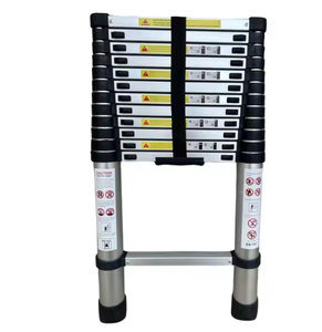Easy Operate Take <strong>Small</strong> Space Good Stability Aluminum Telescopic <strong>Ladder</strong> - Product Image 2