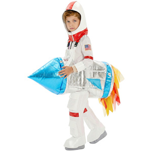 Costume d'astronaute pour enfants, tenue de cosplay unisexe en fibre de polyester, costume de spectacle pour la maternelle et Halloween - Product Image 4