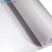 Rouleau de toile d'art numérique vierge à surface brillante 260/320/340/380 g/m² pour impression éco-solvant, matériau de bannière à impression permanente