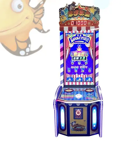 Muntautomaat Arcade Indoor Sport High Profit Lucky Fish Bowl Happy Razy Loterij Prijs Ticket Game Machine Te Koop