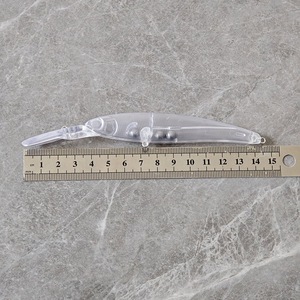 Leurre <span class=keywords><strong>de</strong></span> pêche ABS <span class=keywords><strong>de</strong></span> haute qualité non peint, corps uni, longue portée, 145 mm - Product Image 3