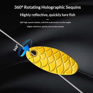 Ensemble d'hameçons à mouches King Lure avec appâts vivants pré-noués, hameçons en acier inoxydable pour la pêche au <span class=keywords><strong>poisson</strong></span> blanc, au <span class=keywords><strong>poisson</strong></span> <span class=keywords><strong>cheval</strong></span> et au <span class=keywords><strong>poisson</strong></span> bleu - Lacs et rivières - Product Image 4