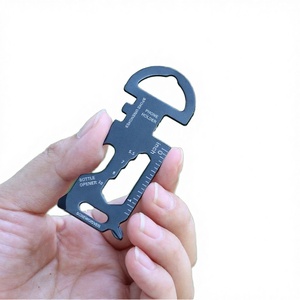 Llavero Multiherramienta Delgado de Acero Inoxidable con Forma de Llave, Herramienta de Bolsillo EDC, Abrebotellas, Destornillador, Compacto para Uso Diario - Product Image 6