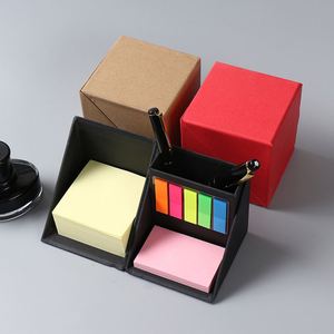 2025 New Custom Design Cube Shape Sticky <b>Note</b> Pad Pen Holder Set Promotion Sticky <b>Notes</b> Set Logo Print With Box - Product Image 4