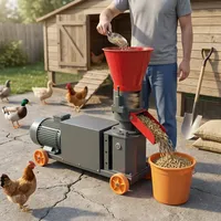 Machine à granulés d'aliments de haute qualité - Convient pour la production d'aliments pour animaux et bétail, équipement applicable aux fermes