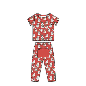 Babylovey Romper Natal Bayi Baru Lahir Piyama Bambu Balita Resleting YKK 2 Arah Pakaian Bayi Onesie Baju Tidur Anak dengan Popok - Product Image 1