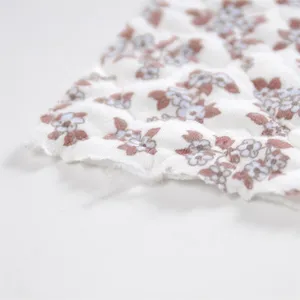 Nouveauté AOP personnalisé 75% BCI coton 25% recycler polyester matelas tissu matelassé pour veste