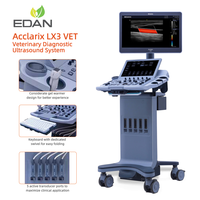 Appareil d'échographie vétérinaire Edan Acclarix LX3 VET avec écran tactile, moniteur HD 21,5 pouces et imagerie diagnostique précise