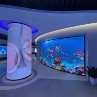 Panel de Video LED SMD para Publicidad, Pantalla Gigante Interior P2/P2.5/P3, Compatible con Animación, para Centros Comerciales, Alto Brillo
