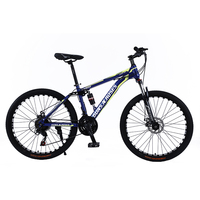 Vélo VTT de Montagne et de Route Haute Qualité à Prix Abordable, Vitesses 21/24, Frein à Disque, Tailles 24/26/27.5 Pouces