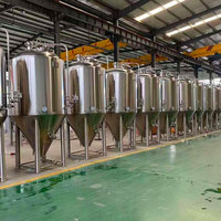 Cuve de fermentation de bière en acier inoxydable de 5000L 10000L, fermentateur à température contrôlée, silo de stockage à vendre
