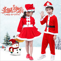 Tenues de spectacle de Noël élégantes pour garçons et filles, costumes de Père Noël pour enfants pour les spectacles de ballet