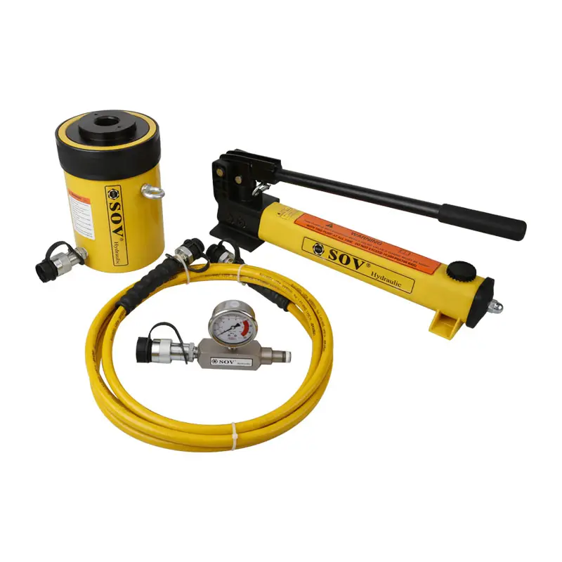 ENERPAC Cùng Giá Rẻ Đẩy Và Kéo Trung Tâm Lỗ Đơn Diễn Xuất Rỗng Thủy Lực Xi Lanh/Jack