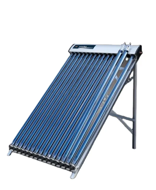 Anti-freeze split pressurized solar collector with heat pipe