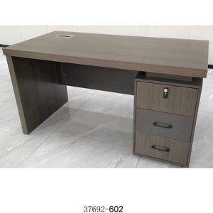 Modern Office <b>Desk</b> With Wooden Storage <b>Cabinet</b> Contemporary Design For Home Office Freestanding 37692-C120 - Product Image 6